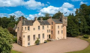 Executive leadership firewalking retreat held at the exclusive Myres Castle in Scotland by Barry Collins.